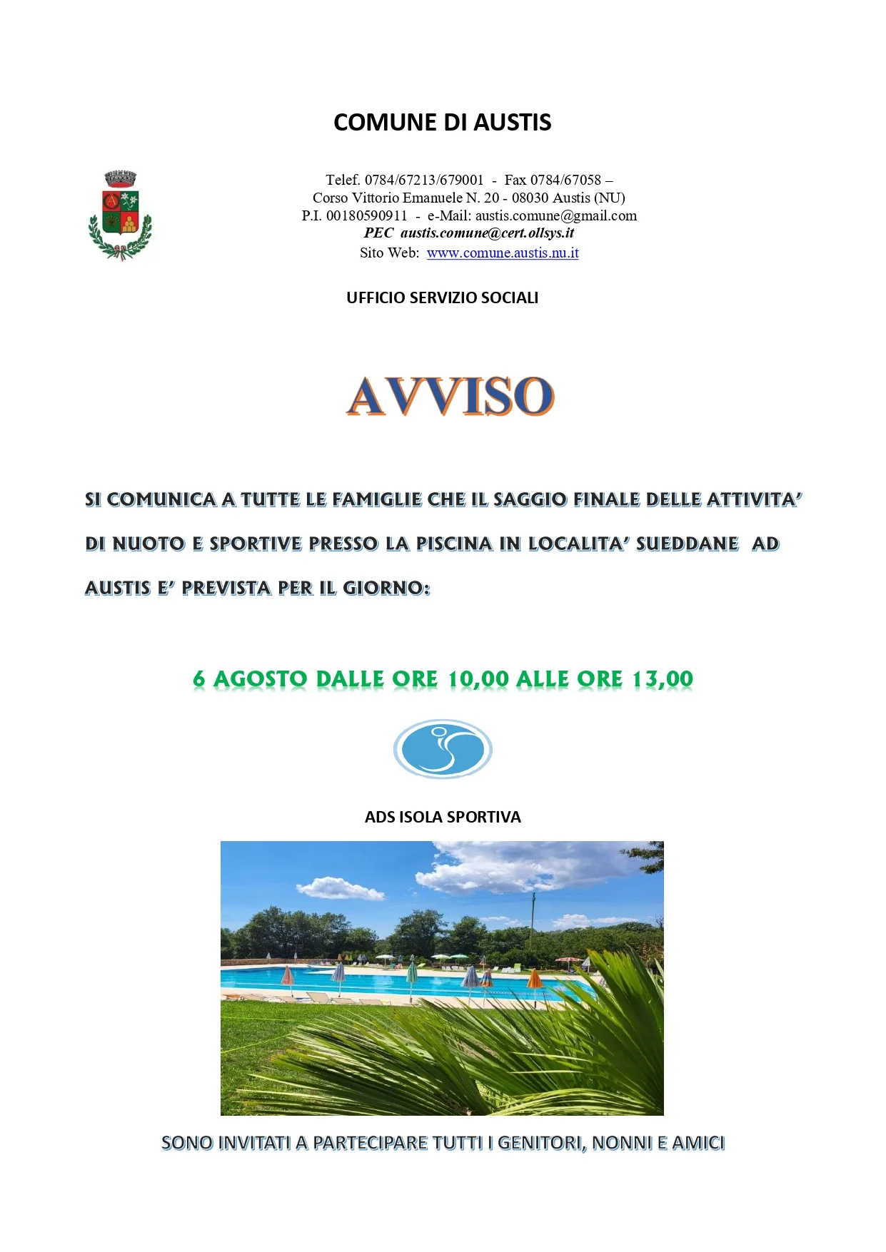 Saggio di nuoto