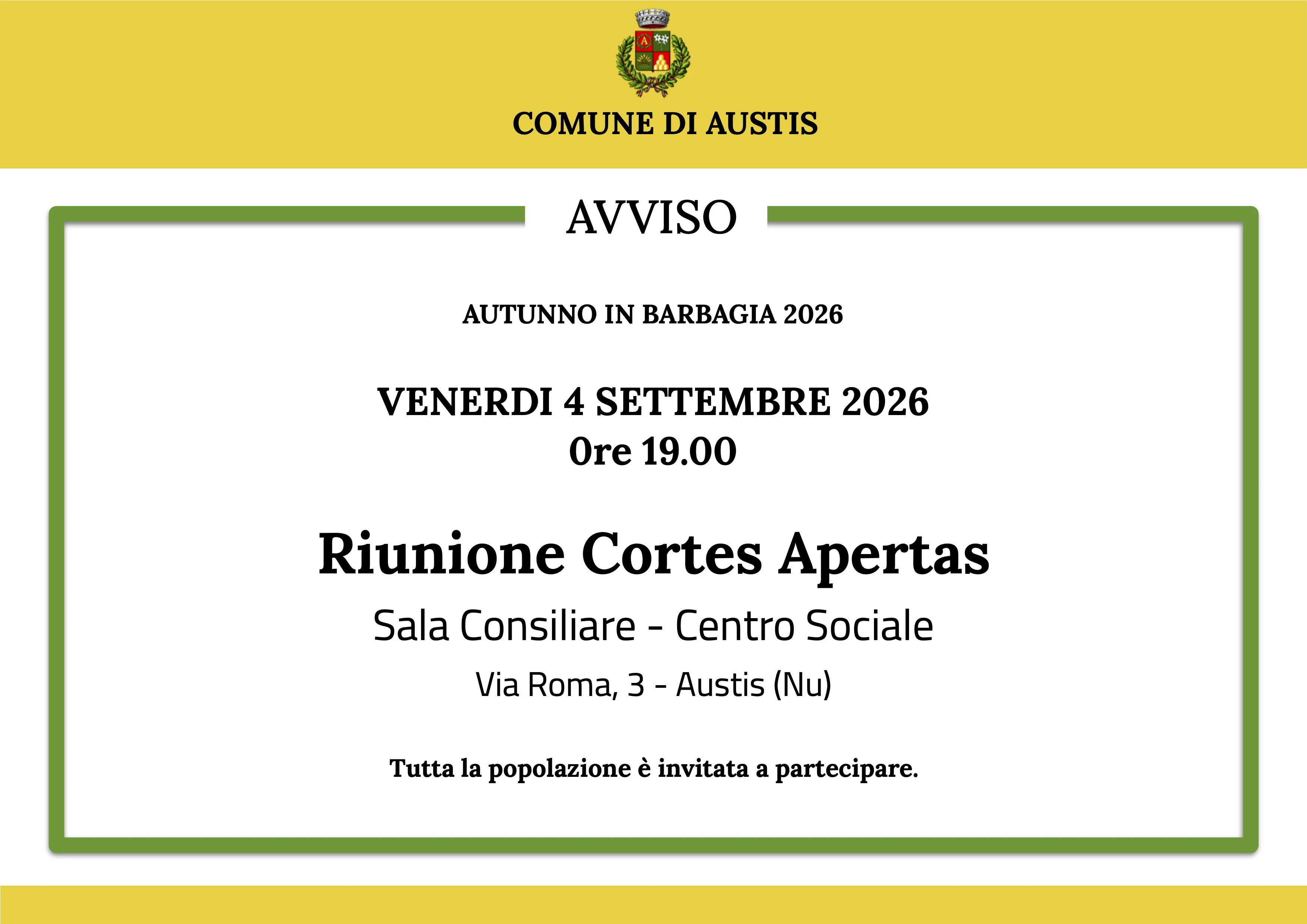 3° riunione cortes apertas