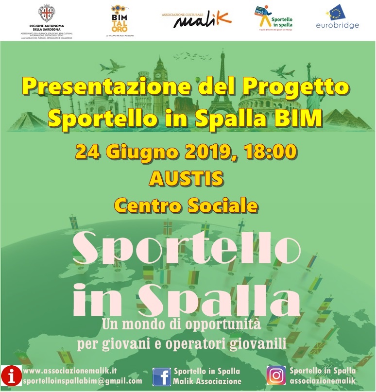 PRESENTAZIONE PROGETTO SPORTELLO IN SPALLA BIM TALORO 2019