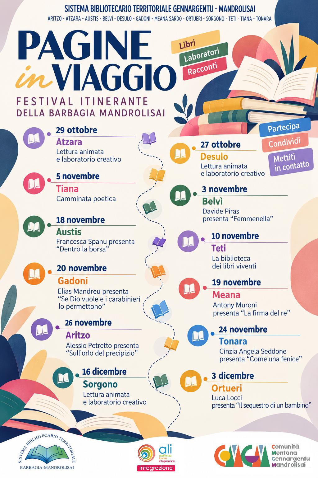 Festival Itinerante Sistema Bibliotecario Gennargentu Mandrolisai