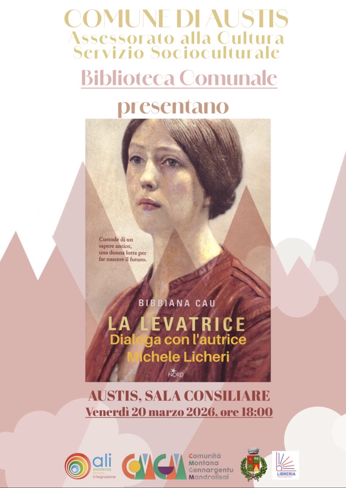 'La levatrice di Bibbiana Cau' dialoga con l'autrice Michele Licheri