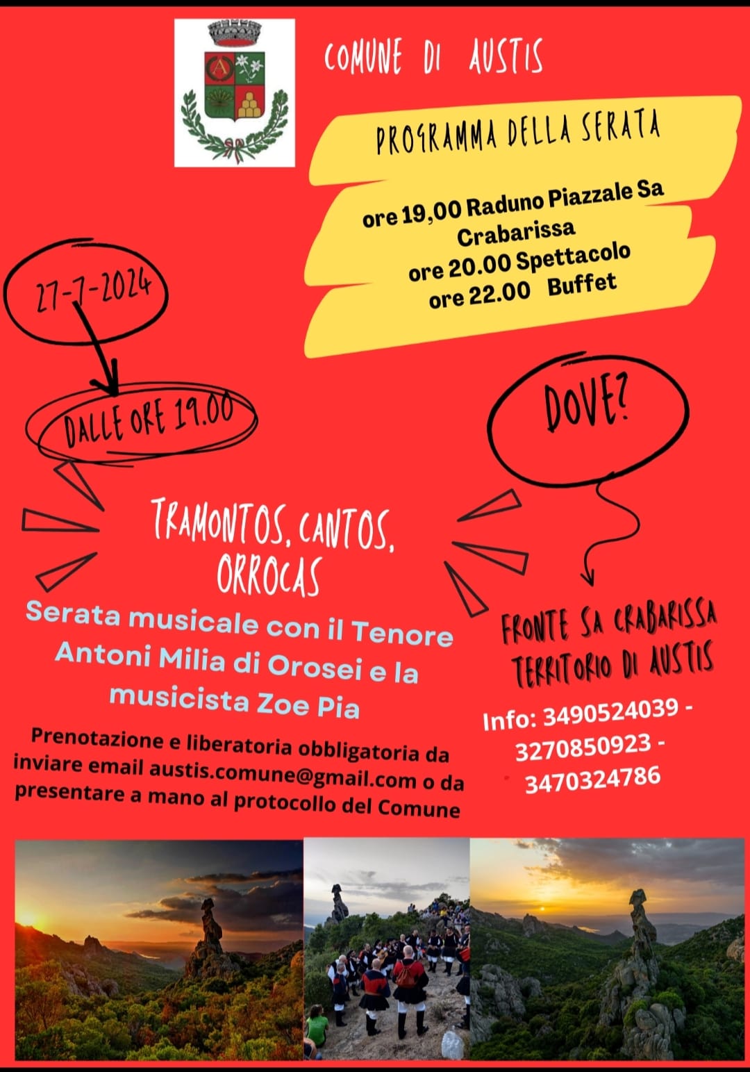 2^ Edizione 'Tramontos, Cantos e Orrocas'