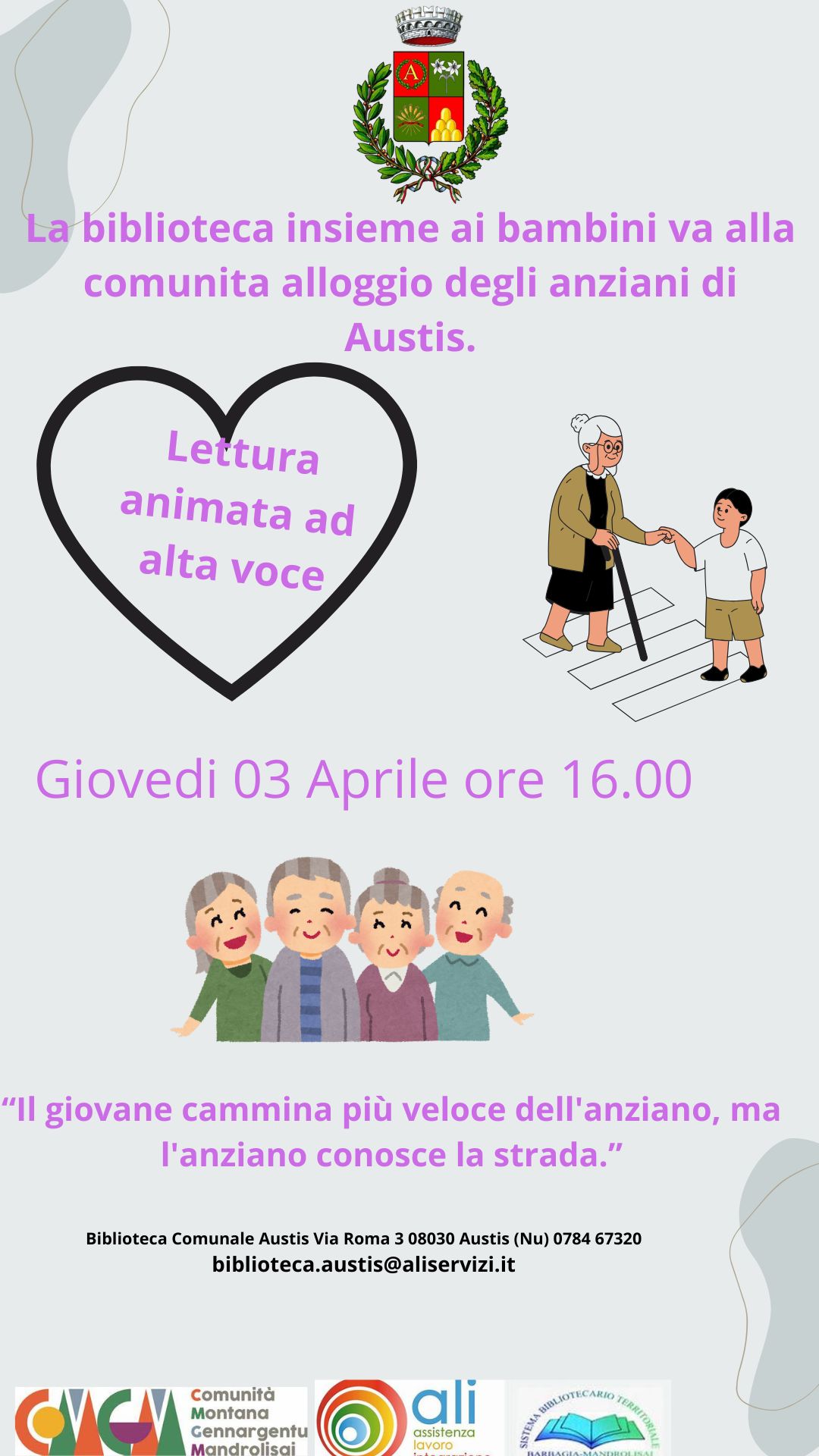 Laboratorio 'La biblioteca insieme ai bambini va alla Comunità alloggio di Austis'