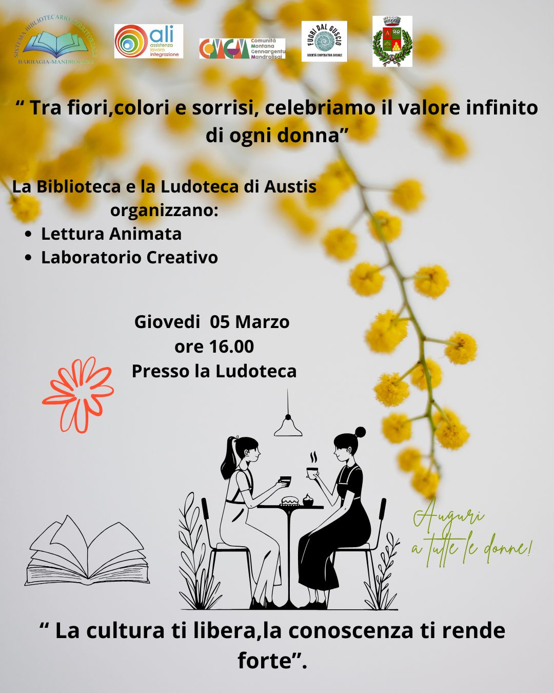 Laboratorio Festa della Donna Giovedì 05/03/2026