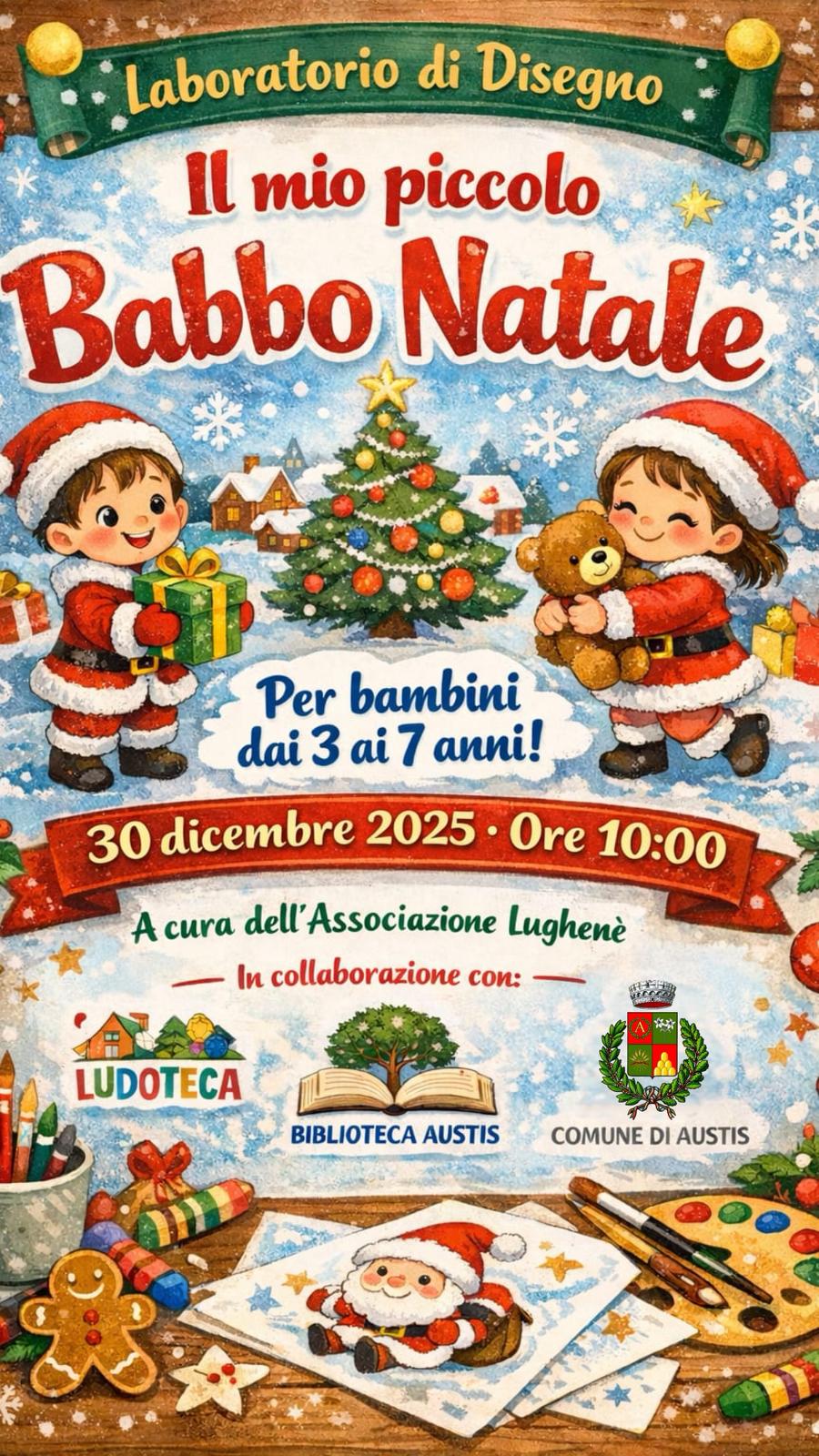 Laboratorio di disegno - 'Il mio piccolo Babbo Natale'