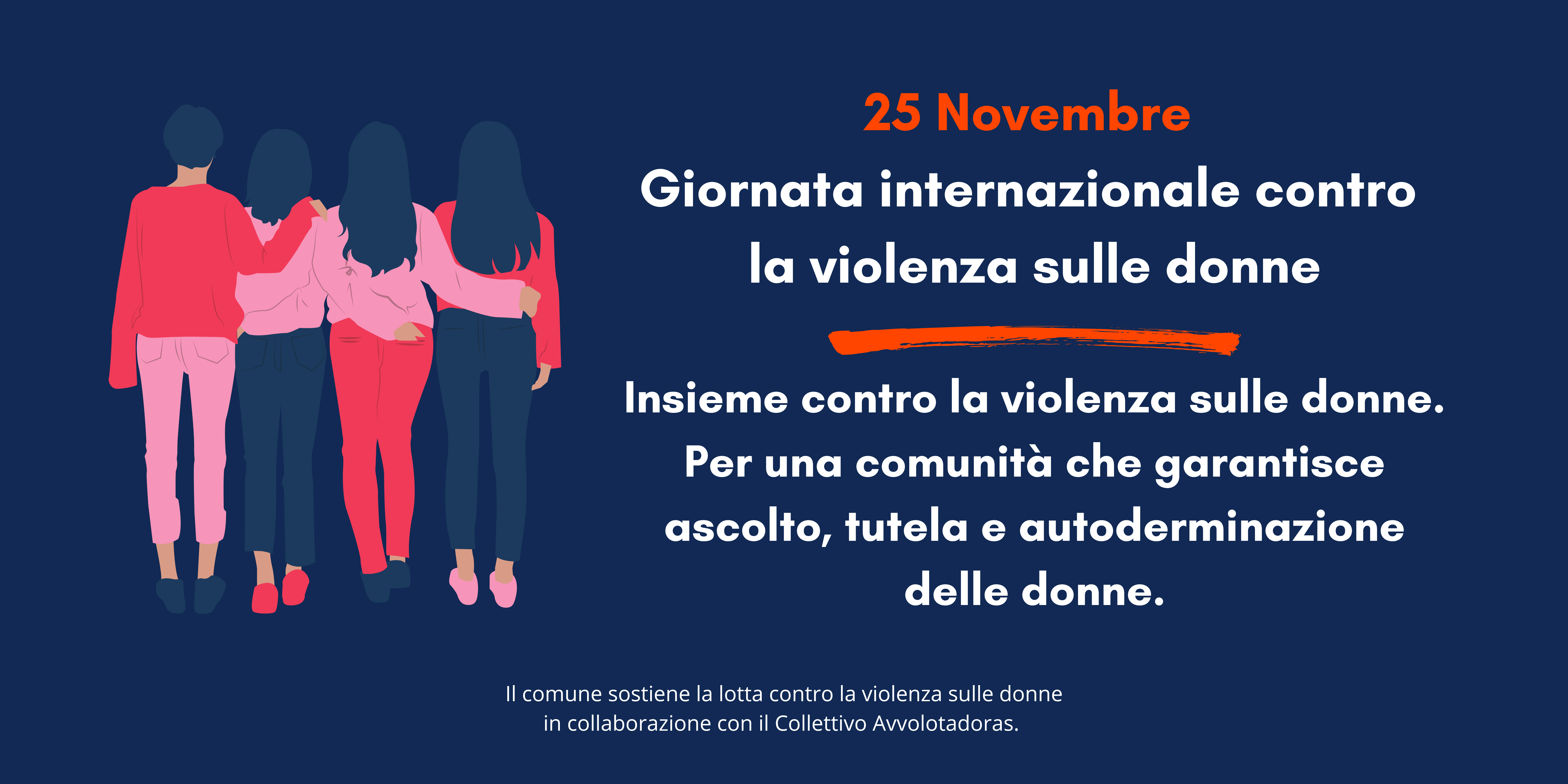 25 Novembre – Giornata internazionale per l’eliminazione della violenza contro le donne