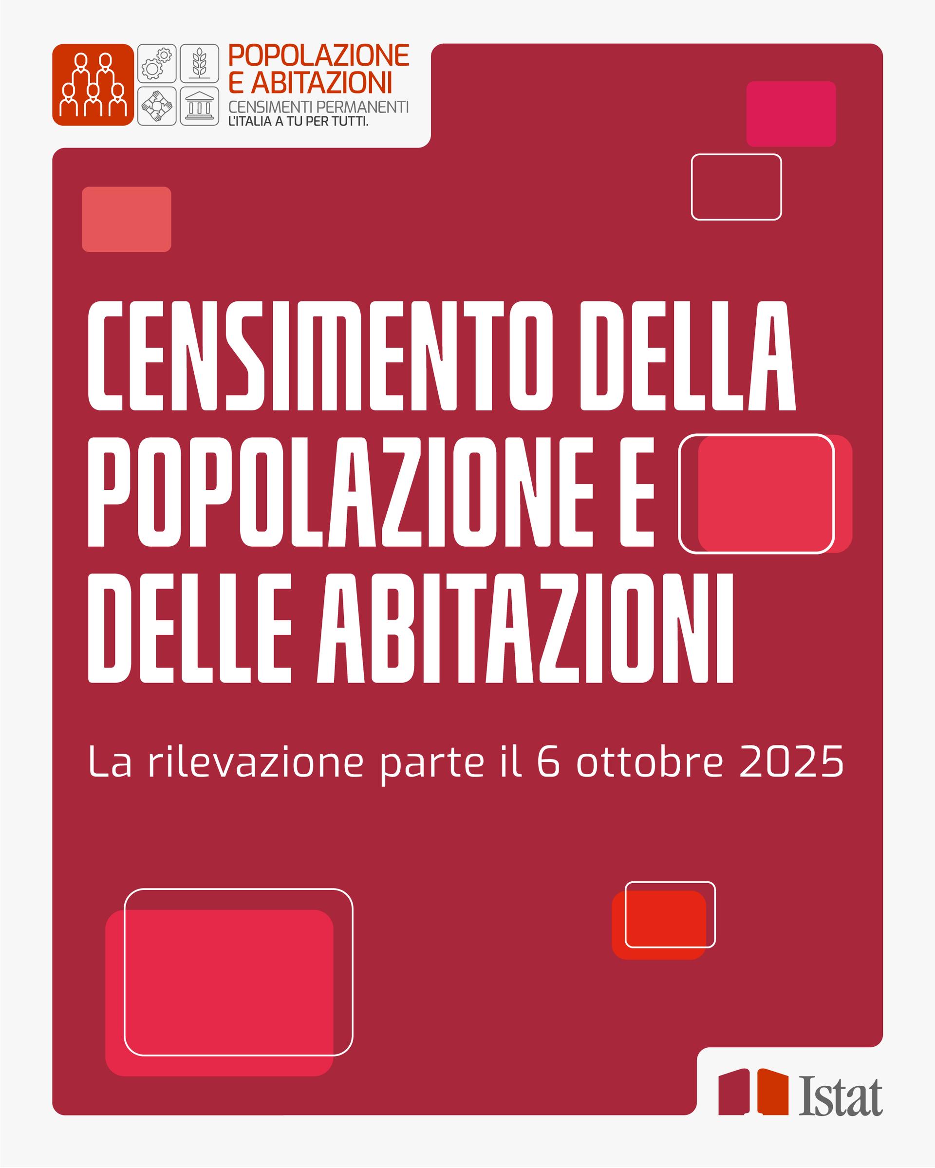 Censimento Permanente della Popolazione e delle Abitazioni 2025
