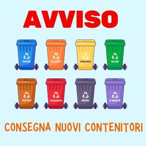 Servizio Gestione Integrata Rifiuti Urbani - Consegna contenitori
