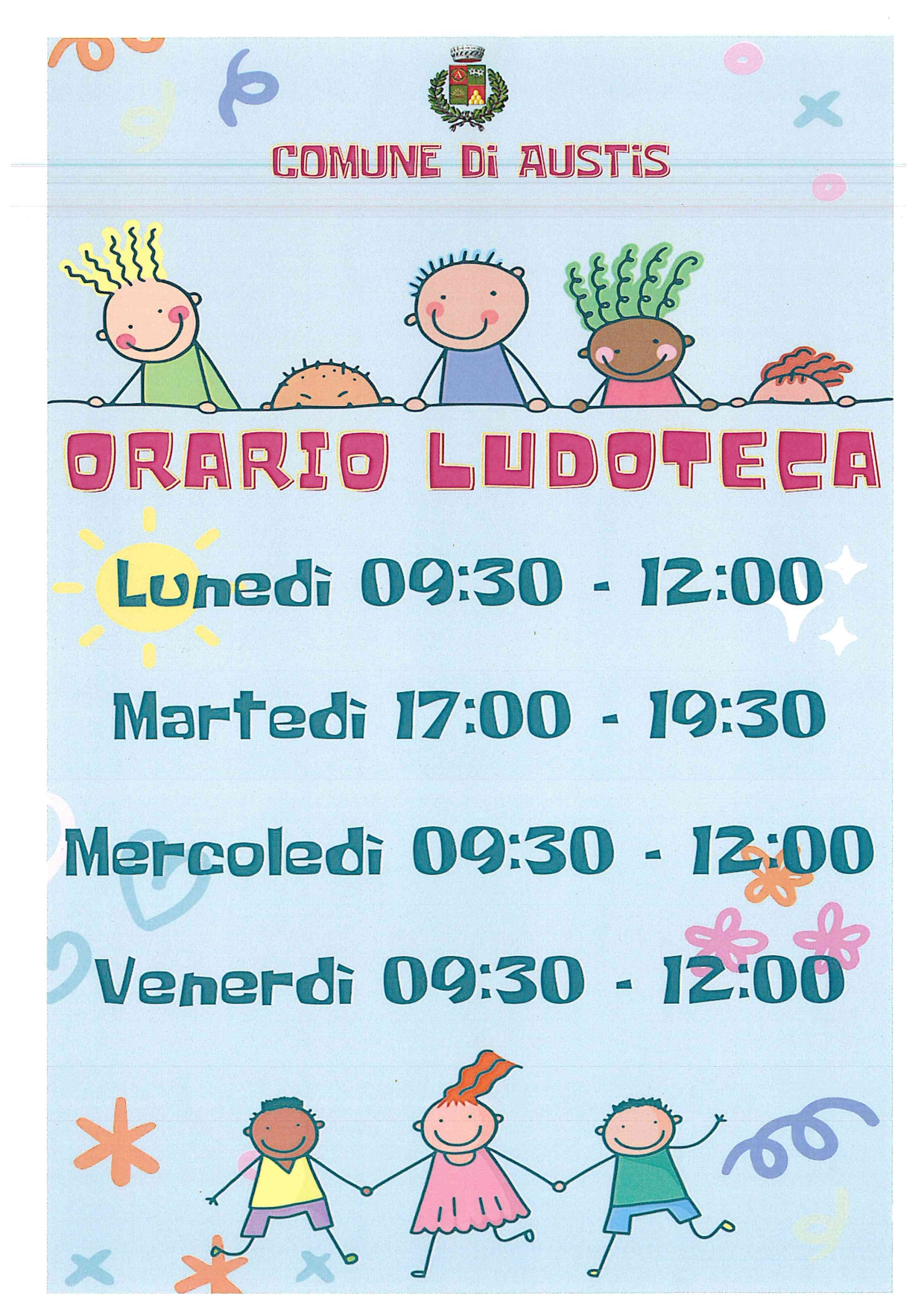 ORARIO LUDOTECA