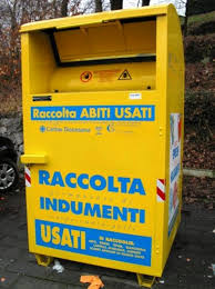 CONFERIMENTO INDUMENTI CASSONETTO GIALLO