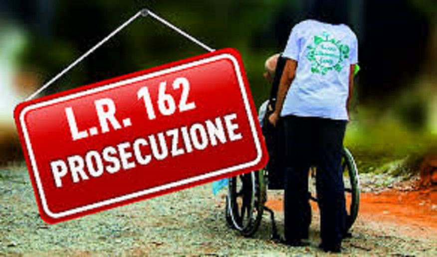 L. 162/98: PIANI PERSONALIZZATI PERIODO GENNAIO/APRILE 2023: Prosecuzione servizio