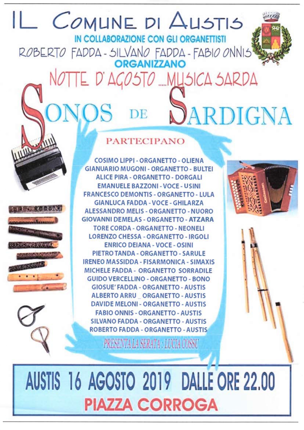 RASSEGNA FOLCLORISTICA SONOS DE SARDIGNA 2019